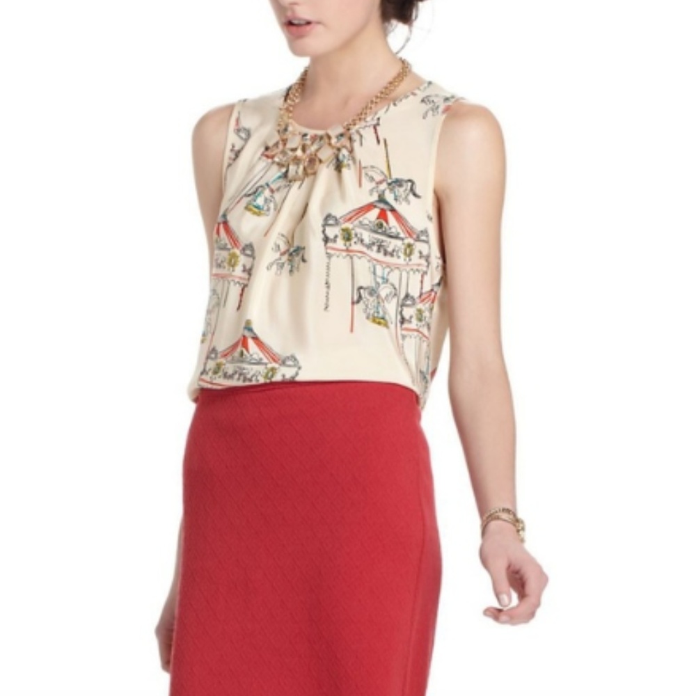 Anthropologie Carousel Blouse